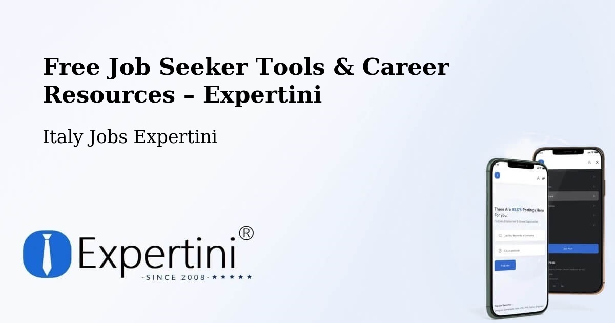 Free Job Seeker Tools & Career Resources – Bagnatica - Bagnatica, Italy Jobs Expertini
