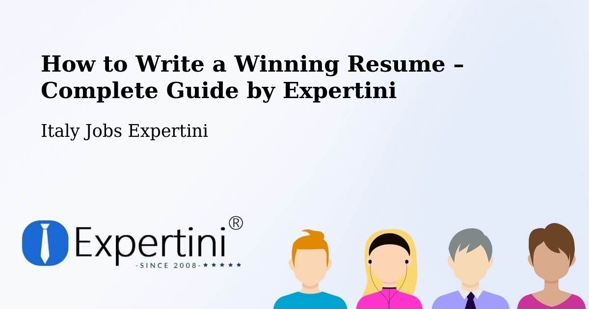 Resume Writing Guide for Job Seekers – Bagnatica - Bagnatica, Italy Jobs Expertini